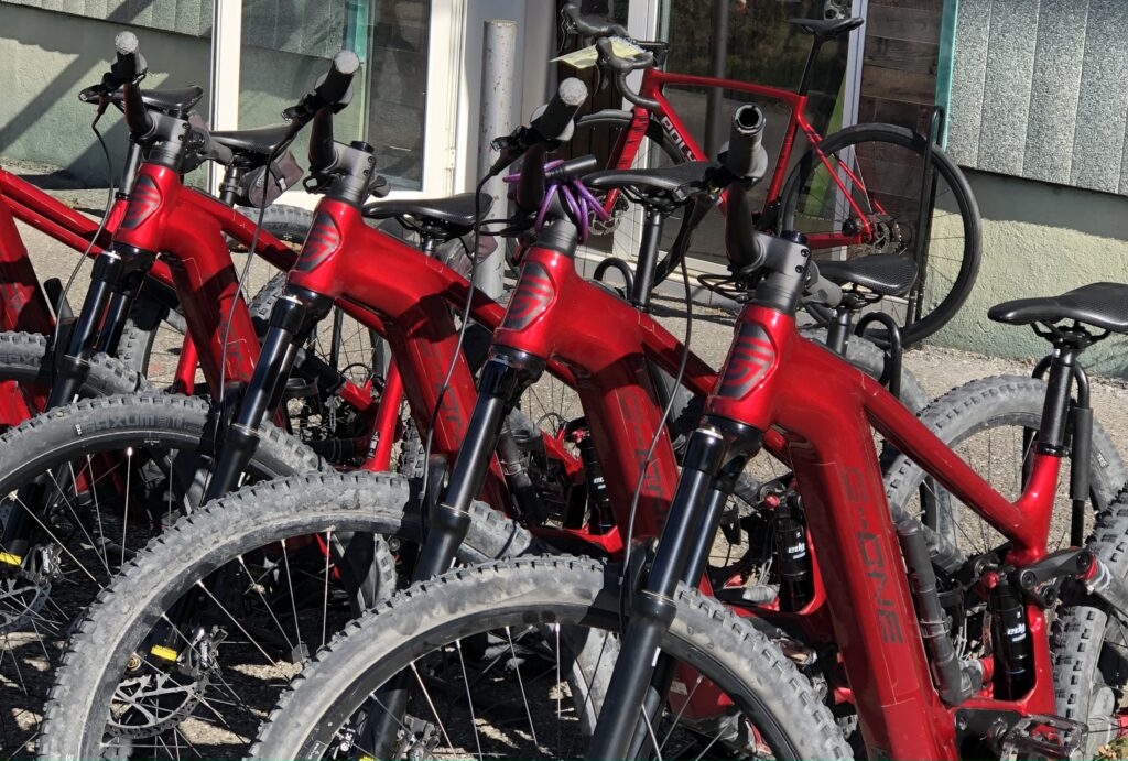 Electric mountain bike rental in Savines-le-Lac